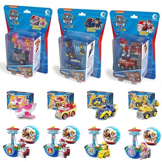 ฟิกเกอร์ Paw Patrol Pullback Car Vehicle Building Blocks ของเล่นสําหรับเด็ก