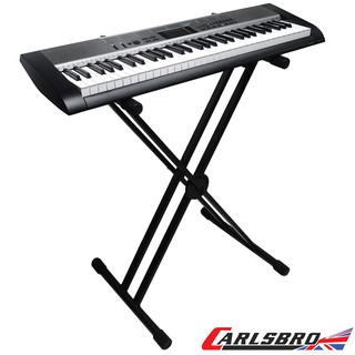 Carlsbro ขาตั้งคีย์บอร์ด แบบตัว X ขาคู่ ใช้วัสดุอย่างดี รุ่น DF007 (Double Brace Keyboard Stand)