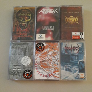 เทป เพลงสากล ลิขสิทธิ์แท้ วง Slayer / Anthrax / Solstice / Stryper / Tesla / Survivors Greatest Hits