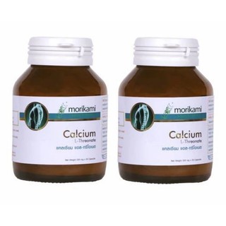 Morikami Calcium L-Threonate 500 มก. (30 แคปซูล x 2 ขวด)