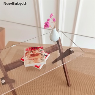 Newbaby โมเดลโต๊ะรับประทานอาหาร เฟอร์นิเจอร์ ขนาดมินิ สําหรับตกแต่งบ้านตุ๊กตา 1:6 TH