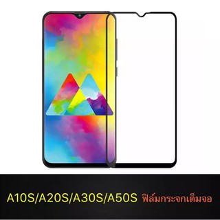 ขอบสีดำฟิล์มกระจกเต็มจอ 9D For Samsung galaxy A30 A30S A50 A50S A70 A72018 J72015 J72016 J7Pro J7Prime J4+ J6+ M20 Note5