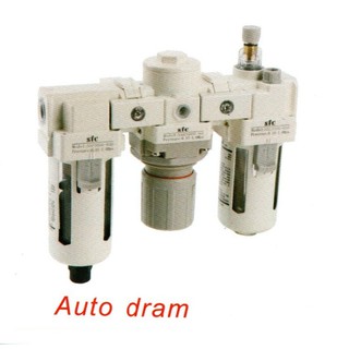 SFC กรองลมแบบ3ขั้นตอน AUTO DRAIN รุ่น NAC