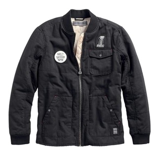 เสื้อแจ็คเก็ตลิขสิทธิ์แท้ HARLEY-DAVIDSON QUILTED CANVAS SLIM FIT JACKET