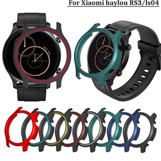 เคสป้องกัน แบบแข็ง PC สําหรับ Xiaomi Haylou RS3 /LS04 Smart watch Cover