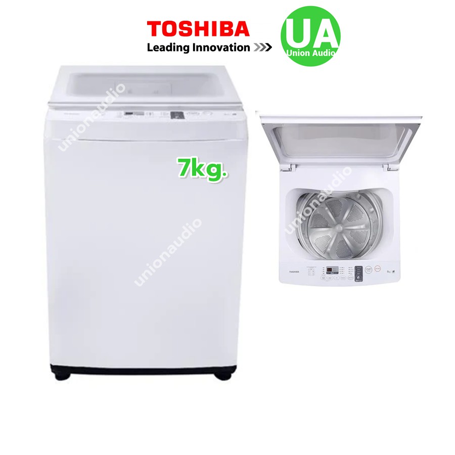 TOSHIBA เครื่องซักผ้าฝาบน เครื่องซักผ้า รุ่น AW-J800AT(WW) 7 kg. ตจว.กด