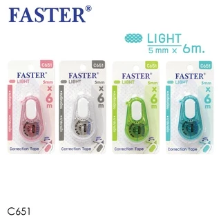 FASTER เทปลบคำผิด ไลท์ รุ่น C651