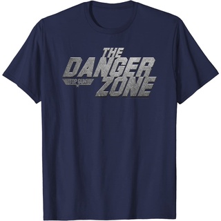 เสื้อยืดผ้าฝ้ายพรีเมี่ยม เสื้อยืด ลาย Gun Danger Zone Metallic สําหรับผู้ใหญ่