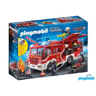 Playmobil 9464  CityAction Fire Engine แอ็คชั่นฟิกเกอร์  ซิตี้แอคชั่น รถดับเพลิงมีเสียงหวอพร้อมไฟ