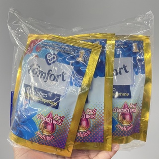 (แพ็ค 3) Comfort Fabric Softener คอมฟอร์ท น้ำเดียว ผลิตภัณฑ์ปรับผ้านุ่มสูตรเข้มข้น กลิ่นเดลิ เฟรช 130 มล.