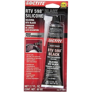 กาวดำ LOCTITE 598 RTV Black Silicone, High Performance - 80 ml