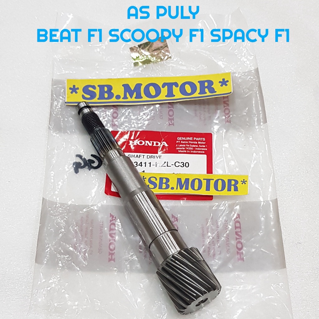 AS PULLEY PULLY BEAT F1 SCOOPY F1 SPACY F1 ORIGINAL AM 23411-KZL-930 SHAFT DRIVE
