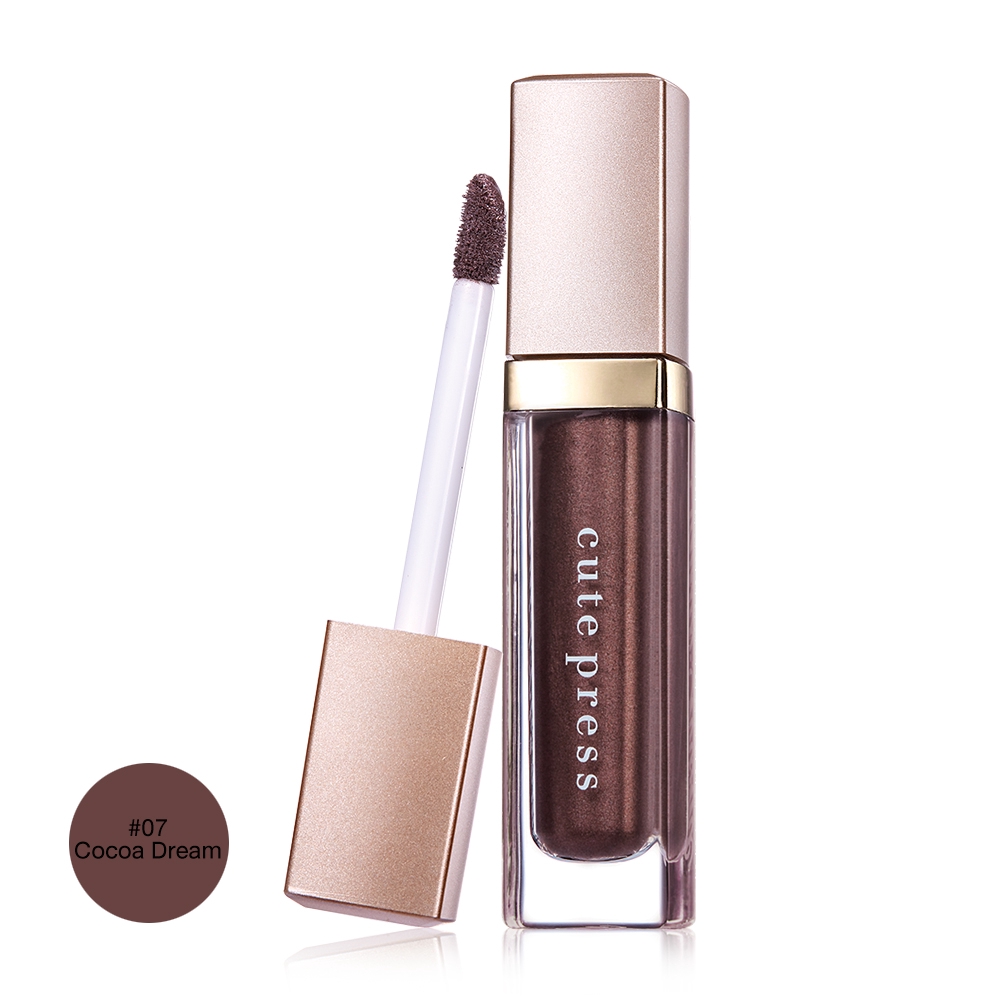 ของแท้ รุ่นใหม่ Cute Press Liquid Chrome Eyeshadow Cocoa Drea ของแท้ รุ่นใหม่ Cute Press Liquid Chrome Eyeshadow Cocoa Drea