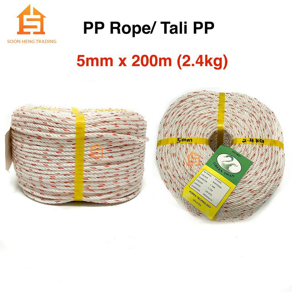 [5mm 2.4kg] PP Rope/ Tali PP/ Polypropylene Rope 200 เมตร