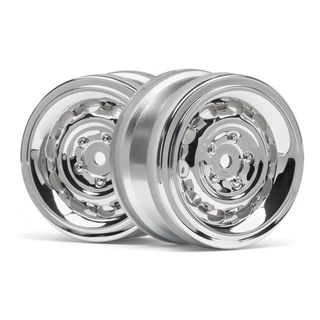 HPI 33472 VINTAGE WHEELS CC Type 26mm CHROME(0mm OFFSET/2pcs) (Vintage Series)