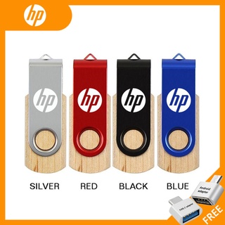 Hp แฟลชไดรฟ์ไม้ หมุนได้ 360 องศา 256GB 20 ชิ้น สั่งขั้นต่ํา ฟรีโลโก้กําหนดเอง USB 128GB 64GB 32GB 16GB