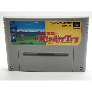 ตลับแท้ [SFC] [0096] Serizawa Nobuo no Birdie Try (Japan) (SHVC-TS) Golf Super Famicom