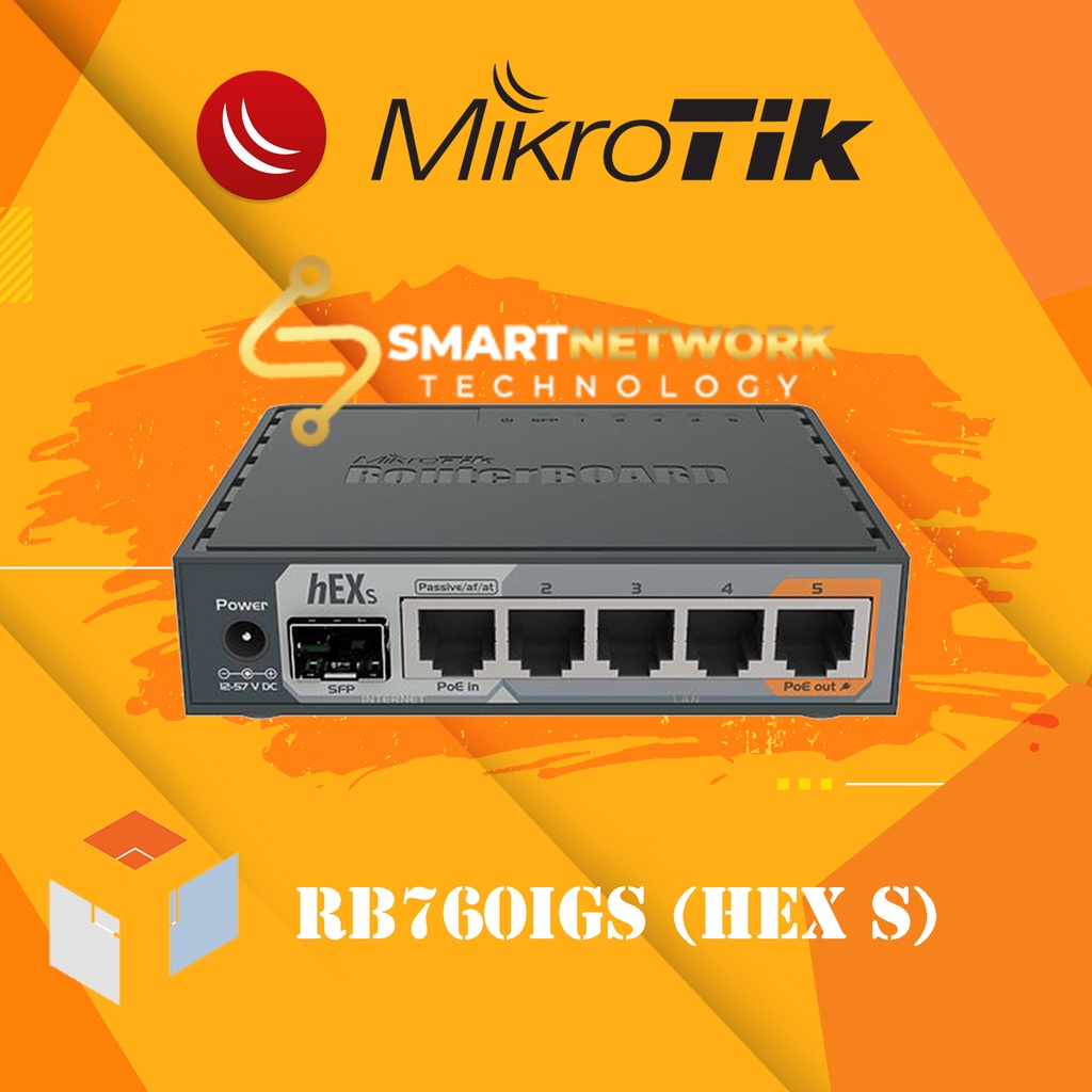 Mikrotik RB760iGS (HEX S)  🔸💥 สินค้ารับประกัน   🔸💥 ออกใบกำกับภาษีเต็มรูปแบบได้