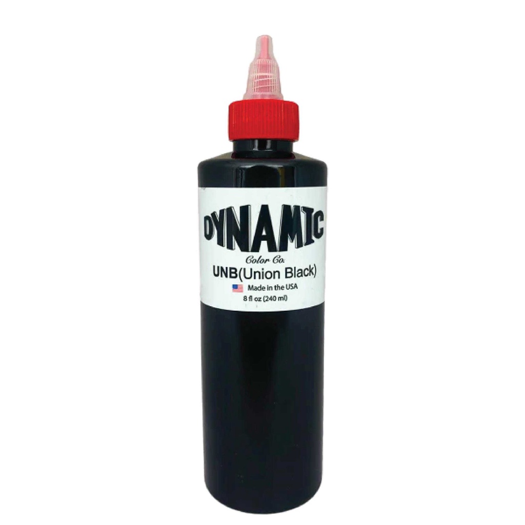 Dynamic Union Black Tattoo Ink - 8 OZ & 1OZ