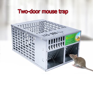 คู่ประตูอัตโนมัติประสิทธิภาพสูงต่อเนื่องMousetrapในครัวเรือนขนาดใหญ่Mousetrap Reusableกรงดักหนู