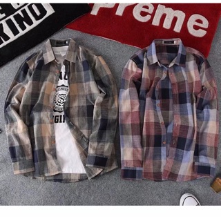 เสื้อเชิ้ตผู้ชาย แขนยาว งานนำเข้า สไตล์เกาหลี ผ้าเบา ใส่สบาย ใส่เป็นเชิ้ตหรือใส่คลุมก็ดูดี