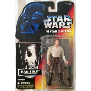 Star Wars, Power of the Force - Han Solo Red Card in Carbonite 3.75" JP