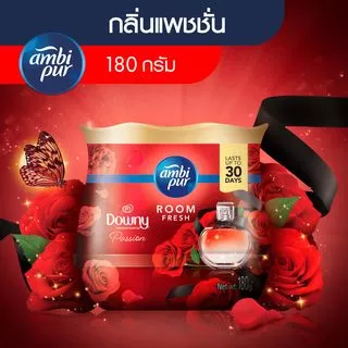 Ambi Pur แอมบิเพอร์ เจล เฟรช เจลหอมปรับอากาศ กลิ่นแพชชั่น 180 กรัม ดับกลิ่นห้อง Fresh ขวด