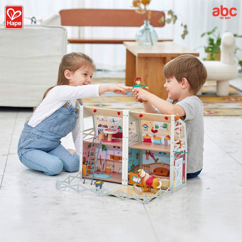 Hape - Pony Club Ranch        คลับตุ๊กตาฟาร์มโพนี่        3Y+ รูปที่ 3