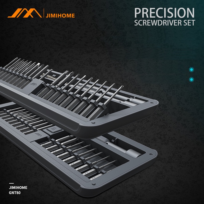 JIMI JM-GNT80 80 In 1 Precision Screwdrivers Multi-used DIY Repair ...