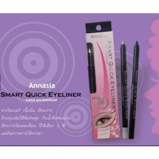 ⚡FLASH SALE⚡♡พร้อมส่ง์  Annasia Smart Quick Eyeliner Super Waterproof