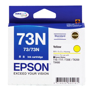 ตลับหมึกอิงค์เจ็ท T105490 (T073N)เหลือง Epson/Inkjet cartridge T105490 (T073N) Yellow Epson