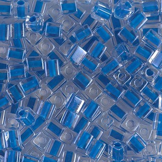 เม็ดบีด ลูกปัดแก้ทรงสี่เหลี่ยม  Square Beads 4mm # 238