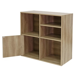   ตู้เตี้ยบานผสม #4 GUSTO สี LOFT TEAK
