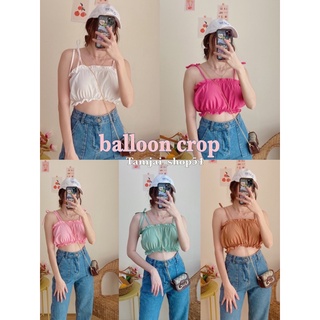 bollon crop ❤️สายเดี่ยวผูกไหล่ สายเดี่ยวน่ารักๆ