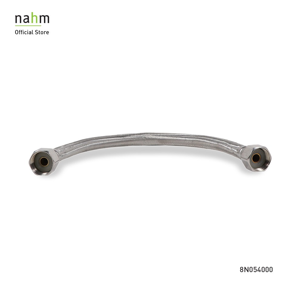 nahm สายน้ำดีสแตนเลสขนาด 1/2 นิ้ว ยาว 14 นิ้ว (8N054000)