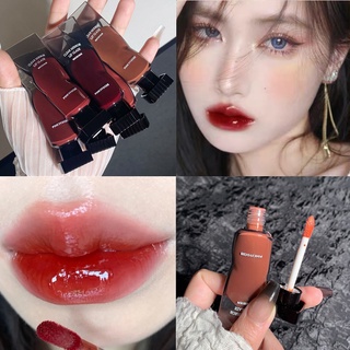 HOWWO ฟิล์มกระจกใส เคลือบริมฝีปาก ติดทนนาน ไม่จางง่าย สําหรับผู้หญิง Lip Tint