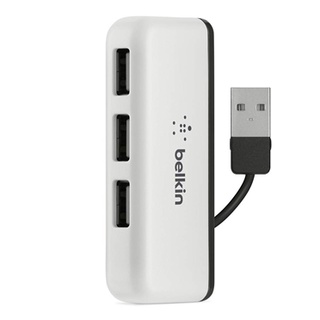 Belkin อุปกรณ์เพิ่มช่องสัญญาณ (F4U021bt) 4-Port Travel Hub.(ของแท้)