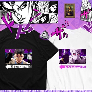 การผจญภัยที่แปลกประหลาดของ Jojo Kira Yoshikage ชอบนักฆ่าราชินีญี่ปุ่นชุดคู่อะนิเมะอุปกรณ์ต่อพ่วงเสื้อยืดแขนสั้น