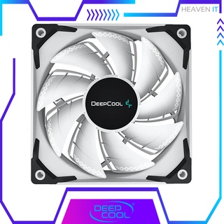 DEEPCOOL - CASE FAN 12CM TF120 S WHITE พัดลมเคส รับประกัน 1 ปี