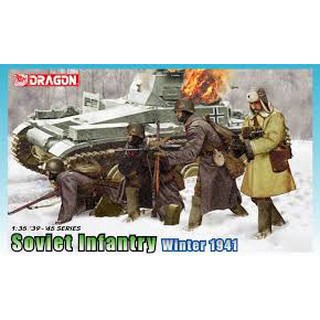 Dragon Model 1/35 DRA6744 SOVIET INFANTRY WINTER 1941