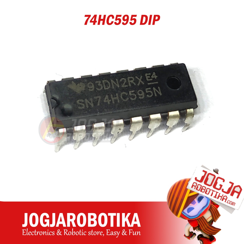 74HC595 DIP HC595 74HC 595 เครื่องบันทึกกะ 8-Bit