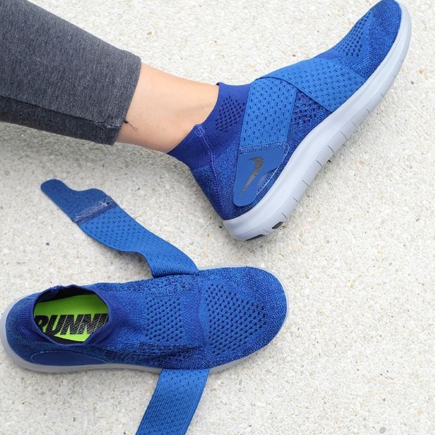 ของแท้ !!!! พร้อมส่ง รองเท้าผ้าใบ Nike รุ่น Free Rn Motion Flyknit 2017 สีน้ำเงิน