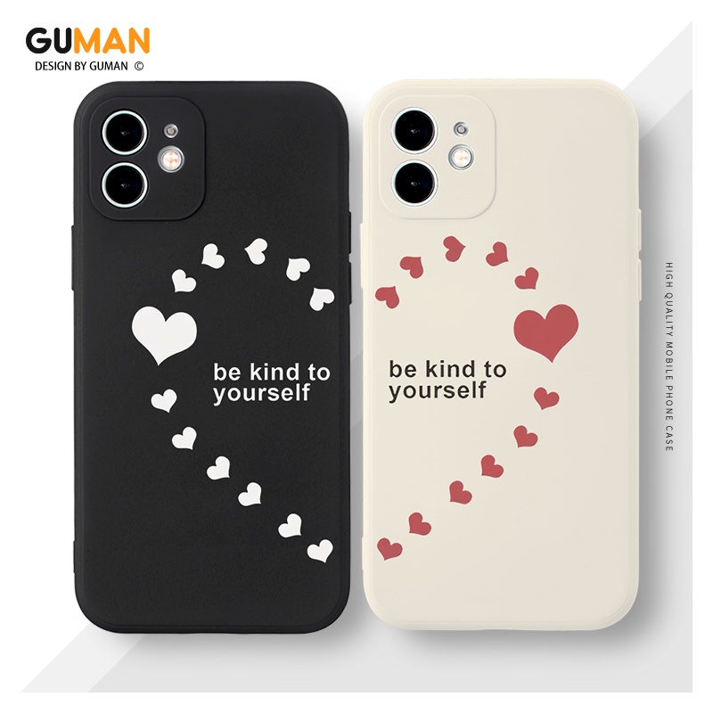 GUMAN เคสคู่ เคสไอโฟน คู่รัก กันกระแทกซิลิโคนนุ่มการ์ตูนน่ารักตลก เคสโทรศัพท์ Compatible for iPhone 17 Air 16 15 14 13 12 11 Pro Max SE 2020 X XR XS 8 7 6 6S Plus พลัส XYM669