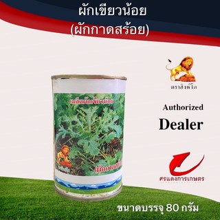 เมล็ดพันธุ์ ผักกาดเขียวน้อย(ผักกาดสร้อย) 1/4ป. 80g