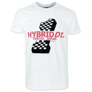 เสื้อยืดใหม่Hybrid T-Shirt Men ไฮบริด เสื้อยืดแขนสั้นชาย สีขาว (White)ขนาดเต็มS-3XL