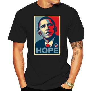 เสื้อยืดพิมพ์ลายแฟชั่น เสื้อยืดลําลอง แขนสั้น พิมพ์ลาย Barack Obama Hope เหมาะกับของขวัญ สไตล์ฮิปฮอป สําหรับผู้ชาย