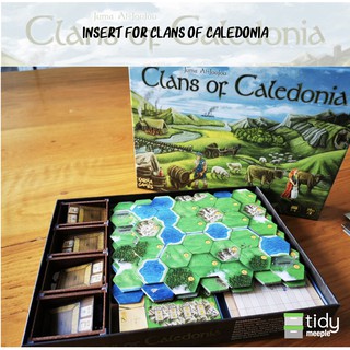 Tidy Insert สำหรับเกม Clans of Caledonia