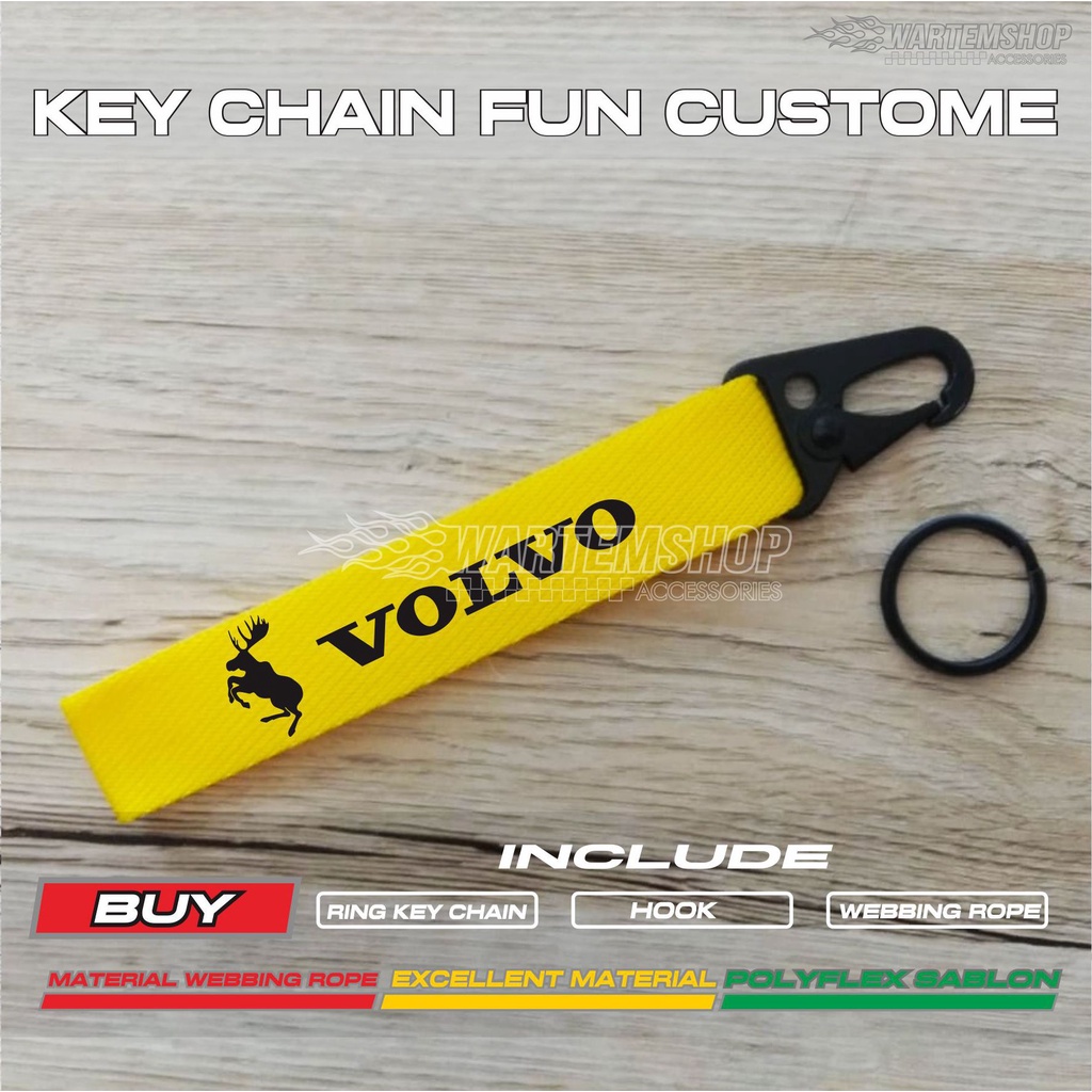 GANTUNGAN FUN VOLVO พวงกุญแจ