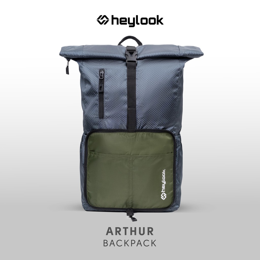 Heylook Official - ARTHUR กระเป๋าเป้สะพายหลังพับได้กลางแจ้งกระเป๋าเดินทางกระเป๋าพับได้กระเป๋าเป้สะพายหลังพับได้ Distro