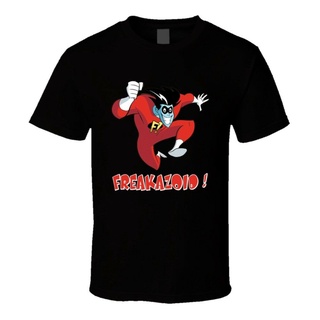 T-shirt  ราคา เสื้อยืด พิมพ์ลายการ์ตูน Freakazoid 90S แฟชั่นฤดูร้อน สําหรับผู้ชายS-5XL